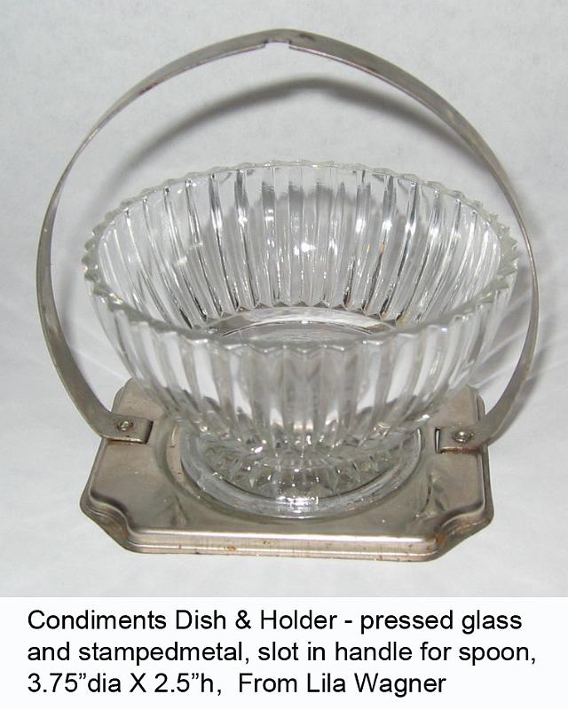 W-Condiment dish